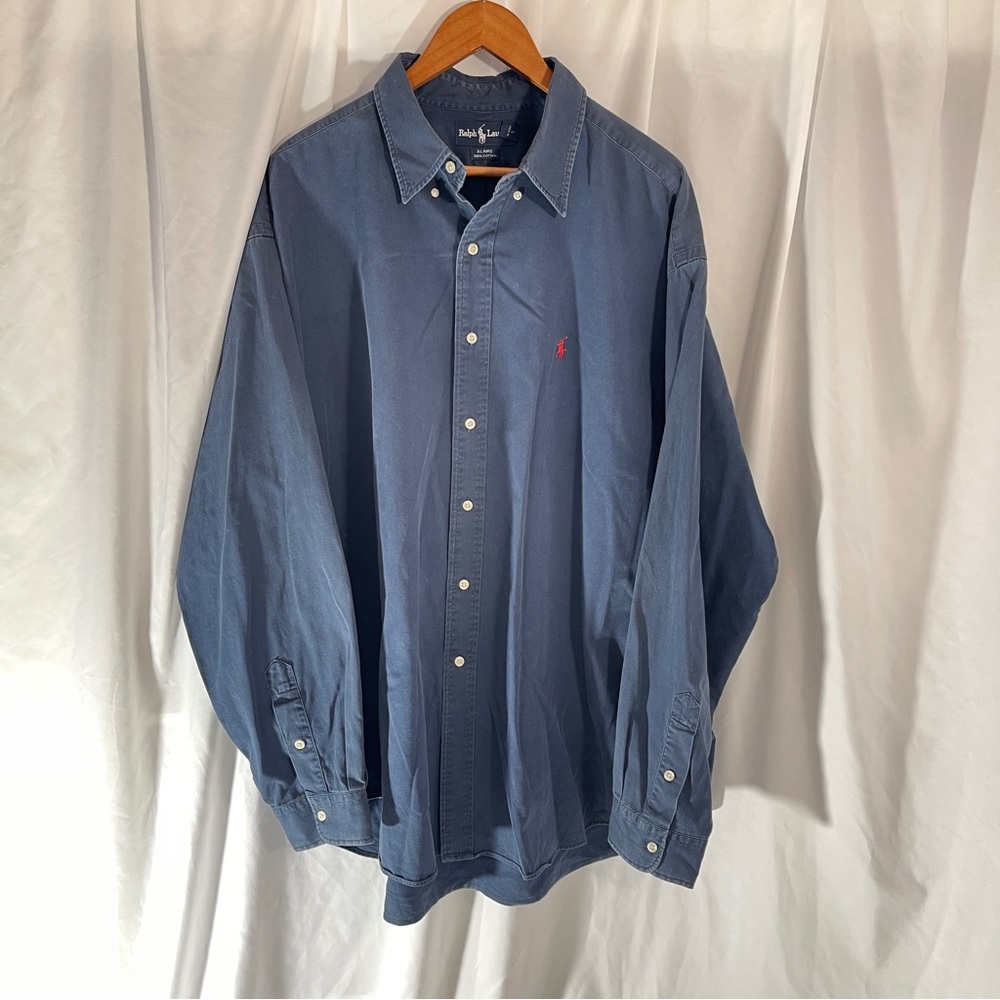 Polo Ralph Lauren "BLAIRE" Navy Oxford Button Down